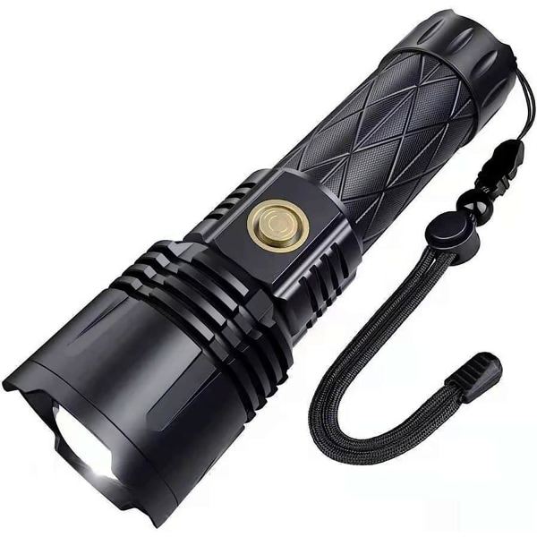 XHP90 LED Ficklampa, TPYC-C High Recharge Ficklampa Ultra