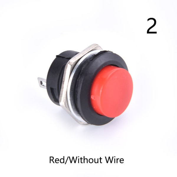 16mm 12V-24V vanntett bil LED Power Push Button Momentary Swi 2 2