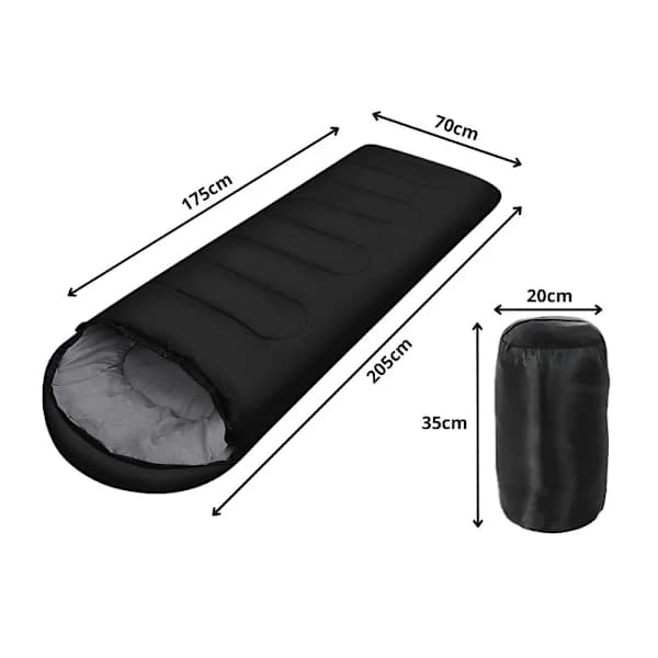Sovepose Mummy - Varm campingpose med etui