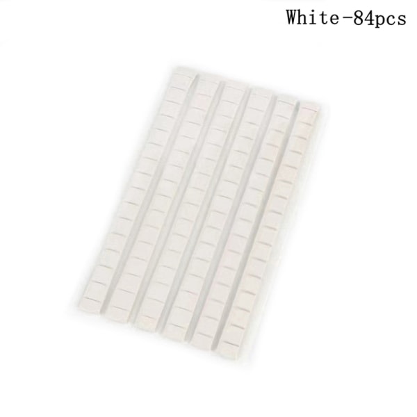 Nagelställ Sticky Adhesive Giftfri Muovailuvaha Fix Lim N White 84kpl White 84PCS