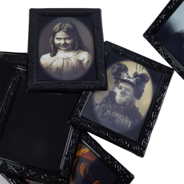 3D Spøkelsesansikt Fotoramme Utbyttbar Skrekkportrettbilde Ha 07 onesize 7 onesize