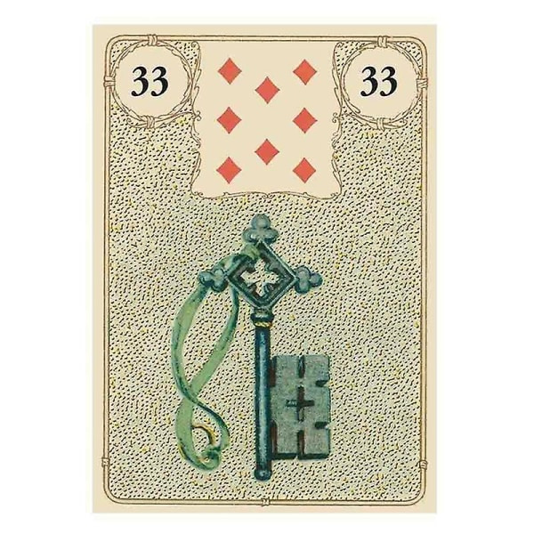 Golden Lenormand Oracle kortspil