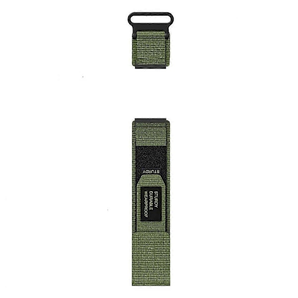 24mm Nylon Klockarmband för Suunto 9/ 7/ Spartan Sport Wrist HR Baro Loop Fäste Army Green