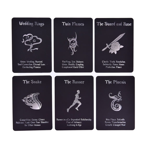 54 Island Time Wellness Kärlek Oracle Cards Tarot-korttien ennustaminen 1kpl 1PC
