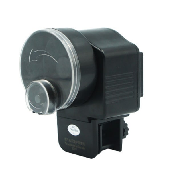 Justerbar Svart Automatisk Mater Automatisk Mater Timer med LCD Fiske Mater Svart Digital Automatisk Automatisk Mater