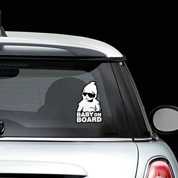 Baby on Board-dekal för bil (5 delar) Barnvagnsdekal Logotypdekaler nr Su
