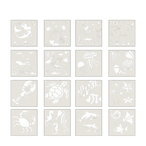 Maling Mal Stenciler DIY Håndverk for Scrapbooking Embossing Læremidler