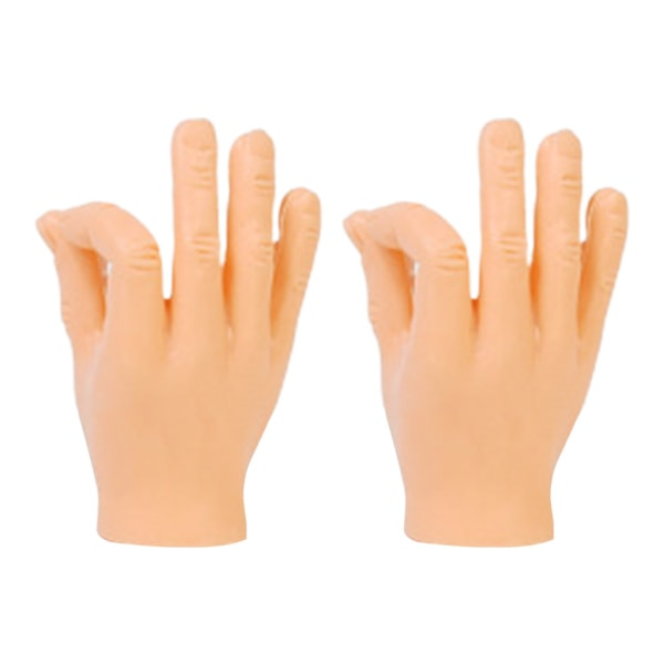 2 st Mini Hand Fingerdockor för Dockor Fidget Leksak Klämma Mini Dockor för Kindergarten Småbarn Familj Interaktivt Spel Pr null - A