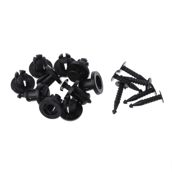 10 st Bilskydds Fästklämmor Trim Spik för Renault Clio Laguna Megane Espac