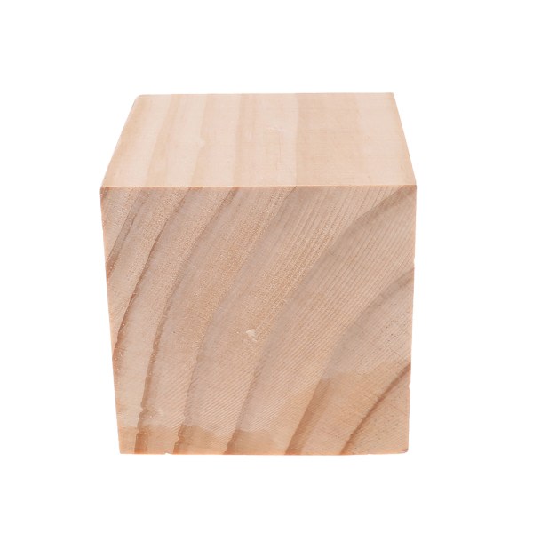 Träkuber Träblock Hantverkskuber för hantverkstillverkning Oavslutade träklossar 5cm/6cm/8cm Craft Cube Baby Shower Present 8CM