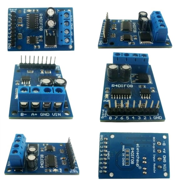 Nrew RS485 Modbus RTU Switch Modul med 8 Kanaler og TTL/LvTTL Kompatibilitet Perfekt til DIY Elektronik