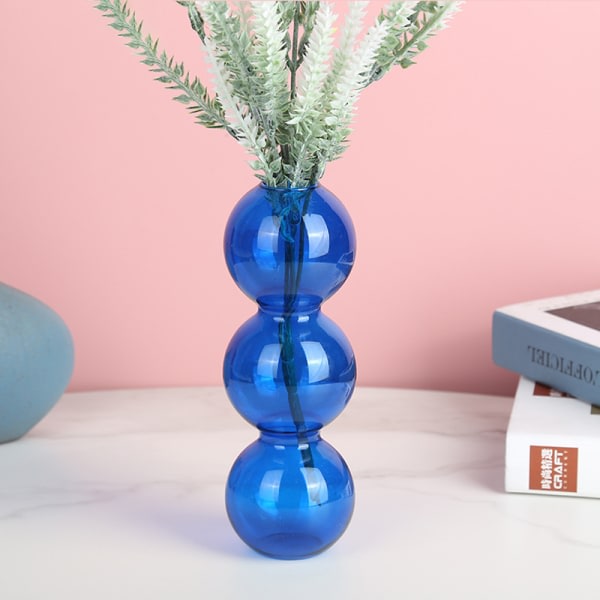 Arrangemang Sfärisk konst Blomsterdekorationer Vaser Nordic Creativ Blue S