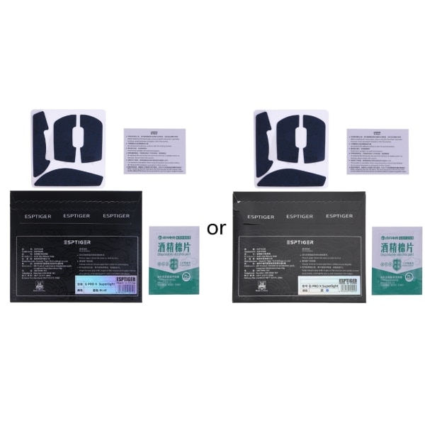 Esports Tiger Musmat Side Stickers Sved-resistent grebstape til GPRO X Superlight mus