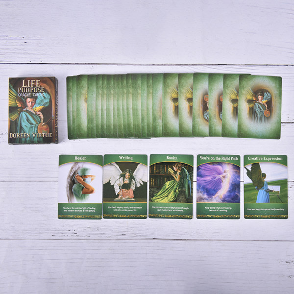Tarotkort Bordsdäck Brädspel Livsändamål Oracle-kort för Multicolor one size Multicolor one size