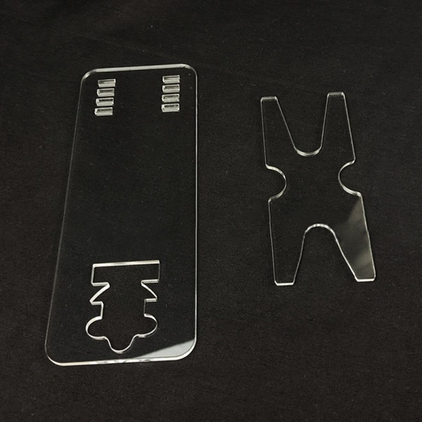 Klar akrylpistolstativ Hand Display Stand Organizer