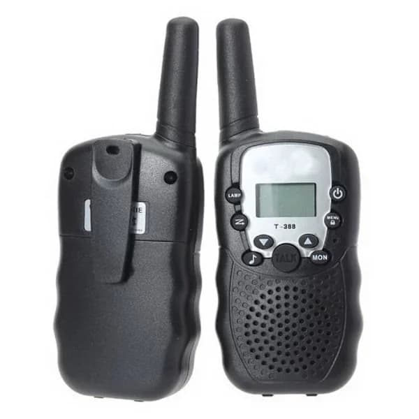 Walkie-Talkie - 3 km Sort Svart