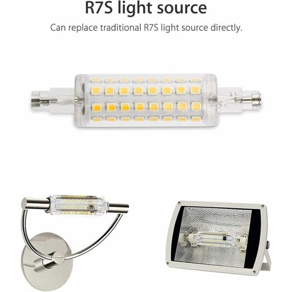 78MM 2835 SMD R7S Bas J78 LED Majslampa, 10W Halogenersättning