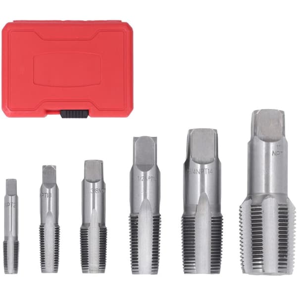 NPT-kierteitystappisarja PVC-putkille, 1\" - 1/8\"