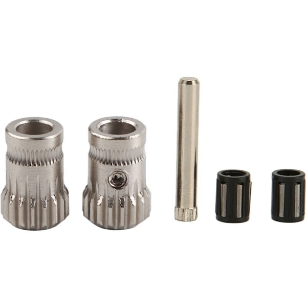 3D-skrivare Extruder Gear, Härdat stål, Nano RNC-beläggning, Hög hårdhet, Dubbeldrift, Kugghjulaxel Lagersats