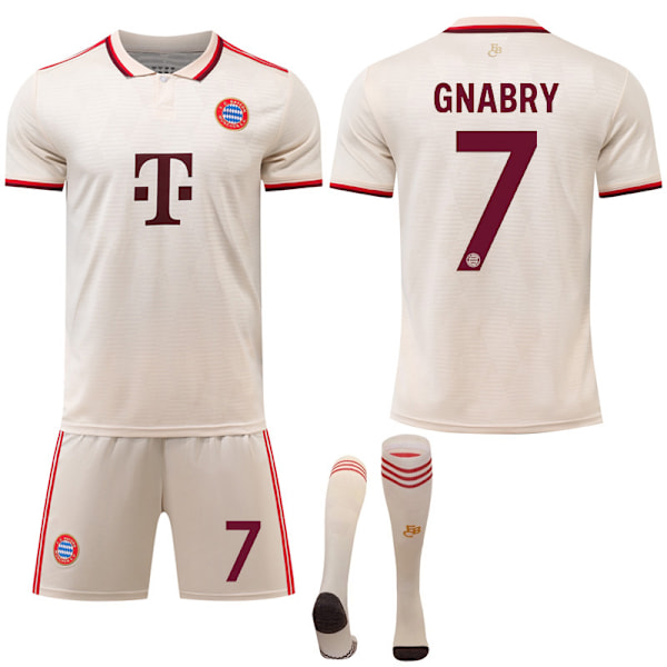 Bayern München Vieraspelipaita Lapset 2024-2025 Nro.7 GNABRY XS
