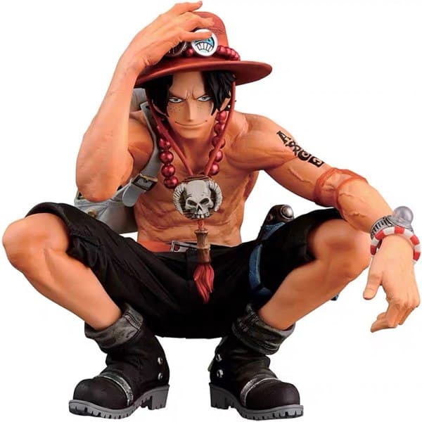1. Anime One Piece Ace Devil Fruit Förmåga Taistelutoimintafiguuri