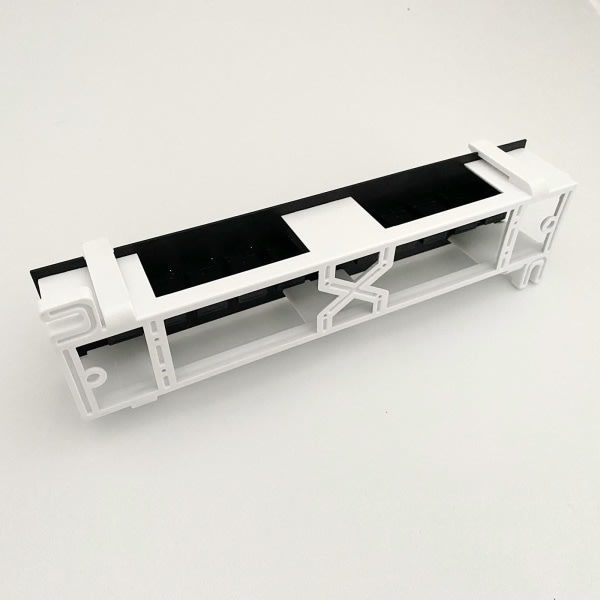 Patch Panel CAT6 10 Port 10G Støtte 1U Nettverk Patch Panel UTP 19 Tommers Veggmontering eller Rackmontering Punch Down Blokk for CAT6 Svart