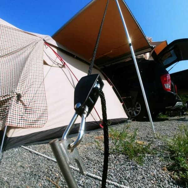 Repspärrhängare, justerbart polypropenrep, galvaniserade karbinhakar, 68 kg per par för växtbelysning, 4 st, 2M, svart