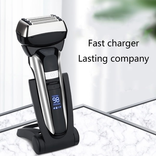 Barberhøvel lader base holder elektrisk for barbermaskin Foldbar ladestand Oppbevaring Ra