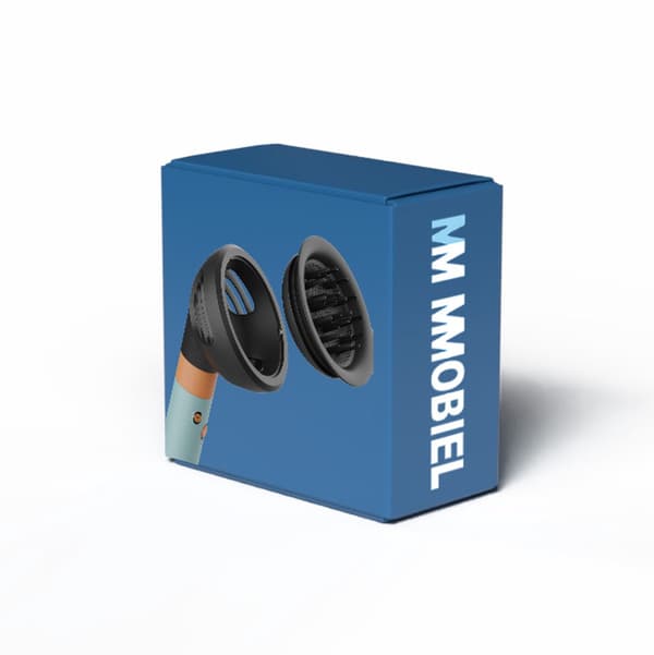 Hårdiffuser-tilbehør til Dyson Airwrap HS01 HS05 HS08, dobbelt luftstrømskuppel & diffuse-tilstande, til krøllet og bølget hår, grå