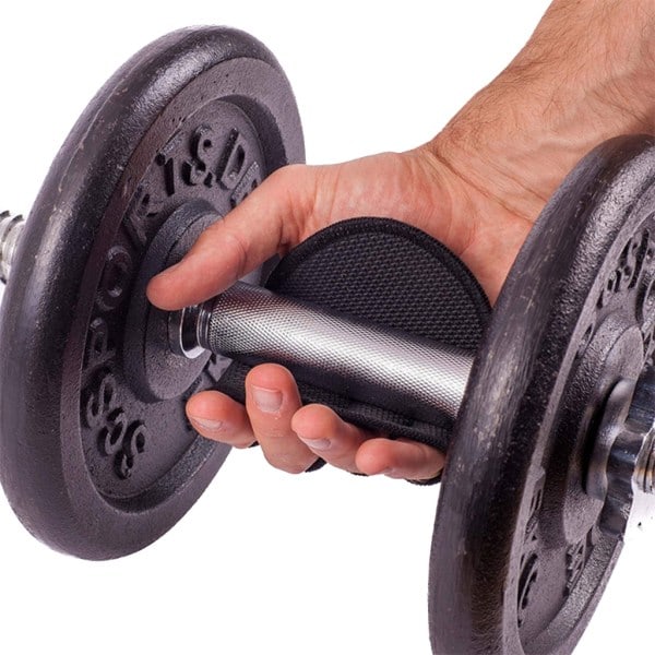 1 par træningshandsker Træningsmåtte til vægtløftning Pull Up Træning Powerlifting Gummi