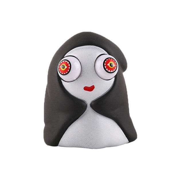 Squishy legetøj Mini Squishy kraniehoved legetøj Squishy FidgetToy Squishy blød squeeze stressaflastning Legetøj til børn og voksne Lyseblå