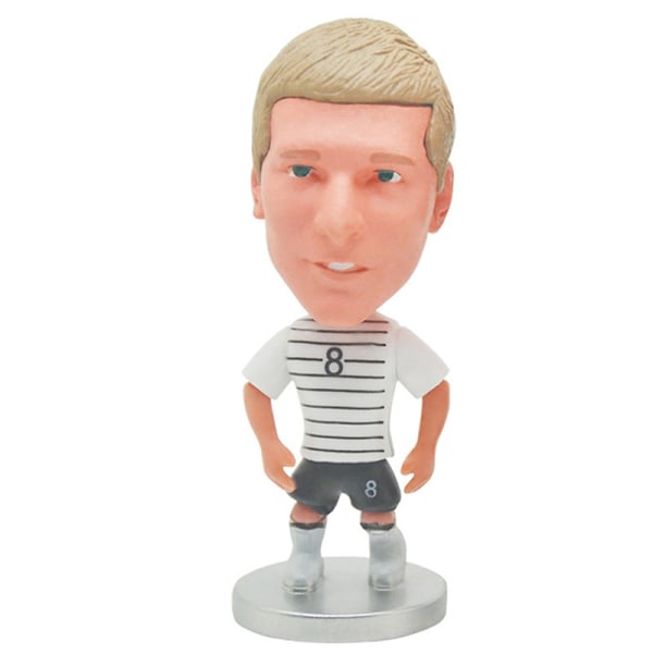 Fotballstjernefigur Mini Fotballspiller Bil Ornament Kolleksjon 21 21 21 21