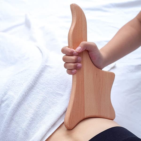 Professionella Trä Gua Sha-verktyg för lymfdränage och cellulitmassage