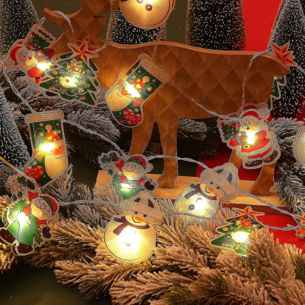 Julbelysning String Led Rum Dekoration Julgran alltid ljus