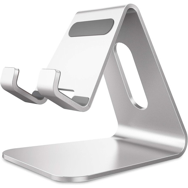Telefonholdere, vagga Skrivbordsstil i aluminium Kompatibel med iPhone