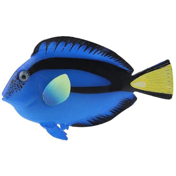 Kunstig tropisk fisk 3 stk Kunstig silikonfisk Naturtro fisk Lysende