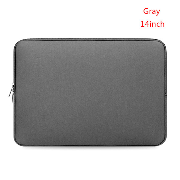 Laptopfodral Case Soft Cover Sleeve Pouch för 14''15,6'' bok Pro Grey 14 Gray 14