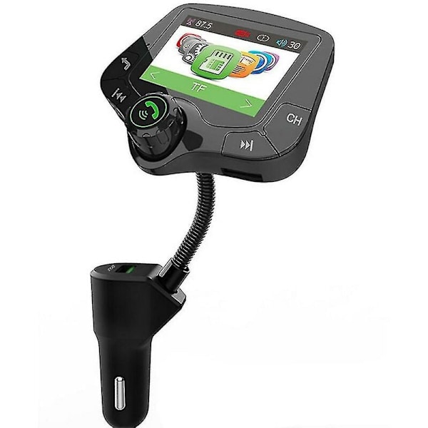 2-Tommers Biladapter med USB-avspilling, Bluetooth-strømming for Mobiltelefoner