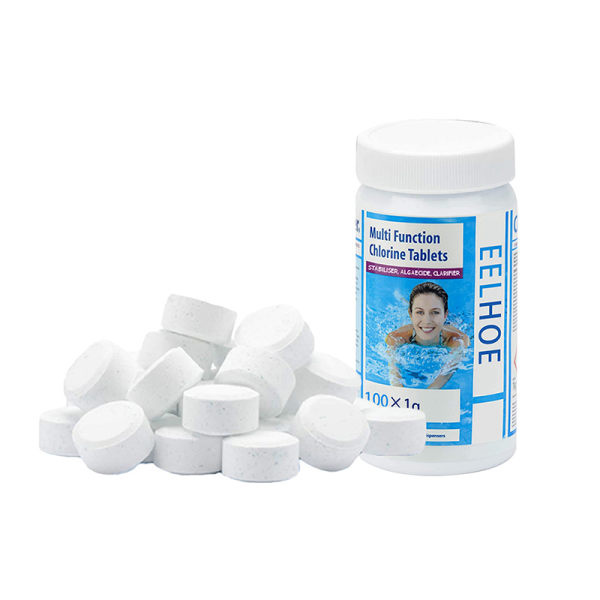 100st Poolrengöring Klortabletter Multifunktion Al White one size White one size