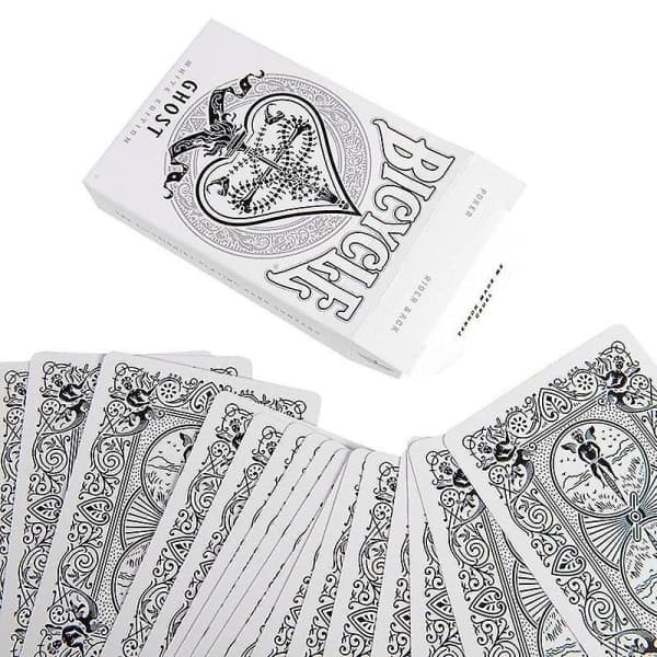 Cykel White Ghost Legacy Edition Spillekort Samleobjekt Poker Magic Kort Spil Magic Trick