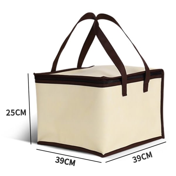 6/8/10/12 Inch Pizza Delivery Bag Isolerad thermal förvaring Ho 12inch