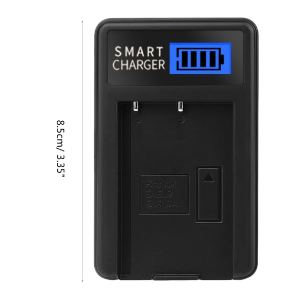 LCD USB EN-EL9 EN-EL9a Ersättningsladdare för D40 D40x D60 D3000 D5000 Kameror Batterier LCD Display Laddare