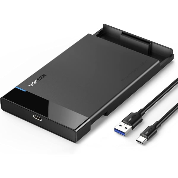 2,5\" kovalevykuori USB C 3.1 Gen 2 - SATA III 6 Gbps SSD:lle Hdd 9,5 7 mm ulkoinen kotelo UASP-yhteensopivalla Wd Seagate Tos