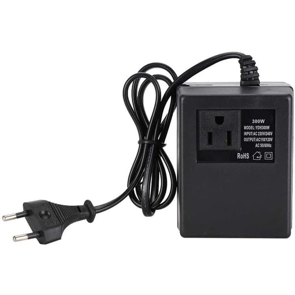 Jeffergarden 300W Strømtransformator Spenningsomformer AC 220V til 110V EU Plugg Adapter EU Plugg