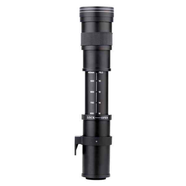 Kamera Super Telefoto Zoomobjektiv F/8.3-16 420-800mm för T-fäste för M4/3 EMont XF D3400 6D Digitalkameratillbehör null - Canyon