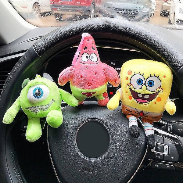 1 kpl Sullivan Stitch Mr.q Avainrengas Spongebob Patrick Yliopisto Pehmolelu