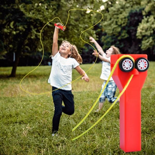 Repkastare Elektrisk snöre Repleksak Repkontroll Bärbar elektrisk leksak Rolig leksak för barn utomhusfest