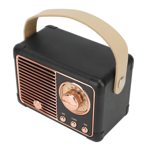 Retro Bluetooth högtalare Vintage Inredning Old Fashion Style Mini Bärbar Trådlös Högtalare för Kök Skrivbord Sovrum Office Outdoor
