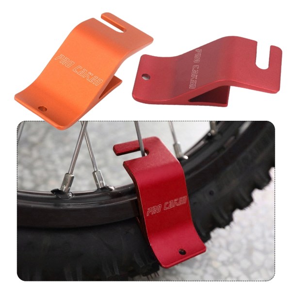 Aluminium Bead Buddy Tire Installationshjälp Verktygshållare Krok för Dirt Bike Orange