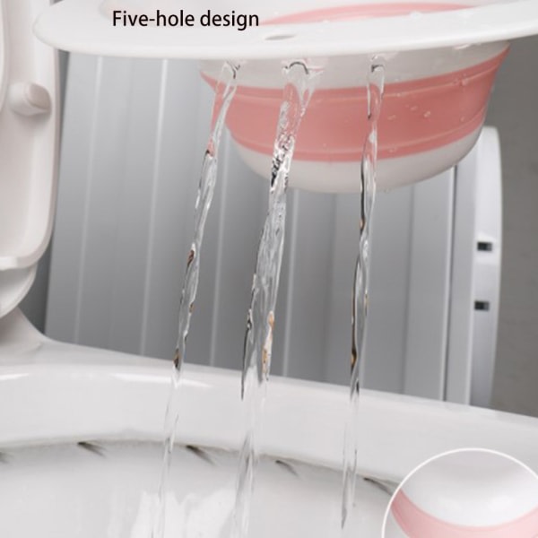 Foldbar Toalett Sitzbad Bidet Dusj Spesial Vask Hip Rengjøring Bløtlegging Kar for Gravide Grønn - A